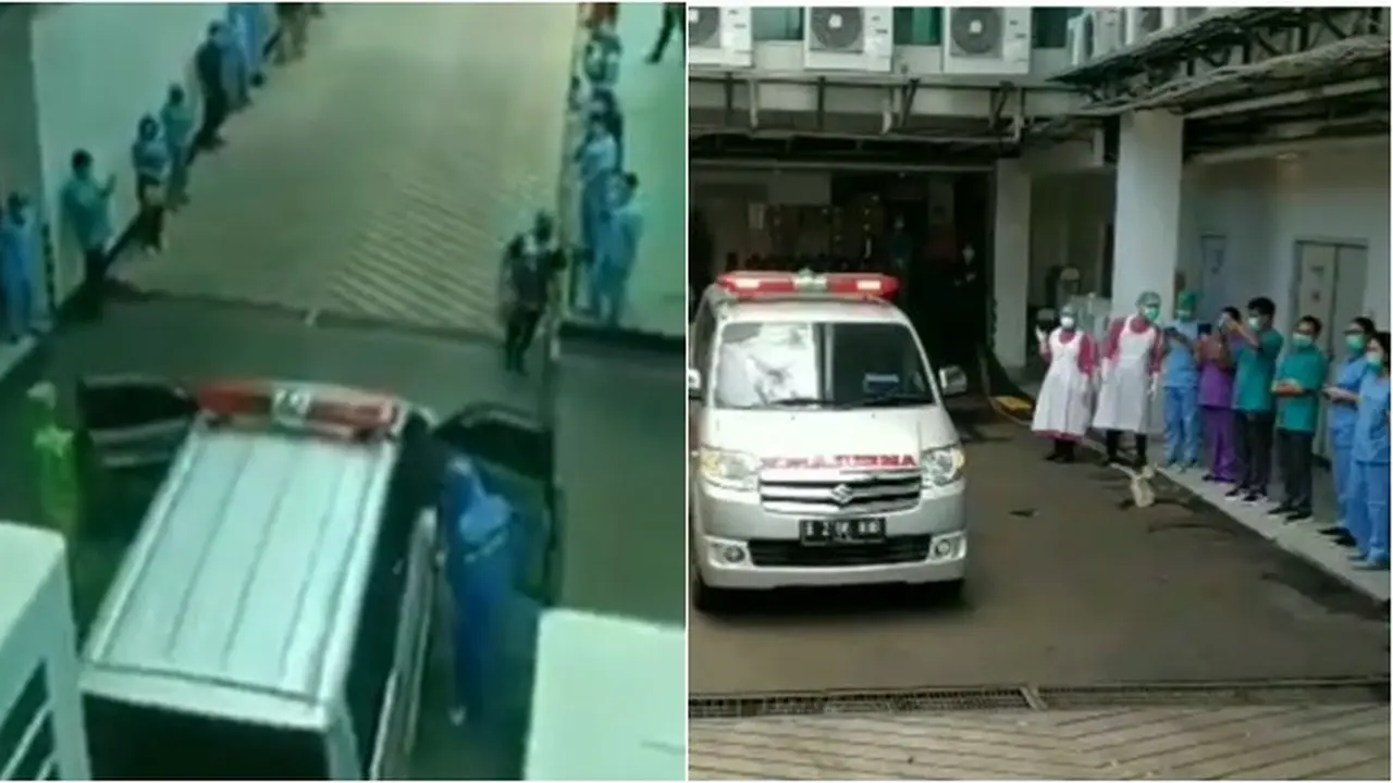 Penghormatan Terakhir Kepada Perawat yang Meninggal Karena Corona Ini Bikin Terenyuh