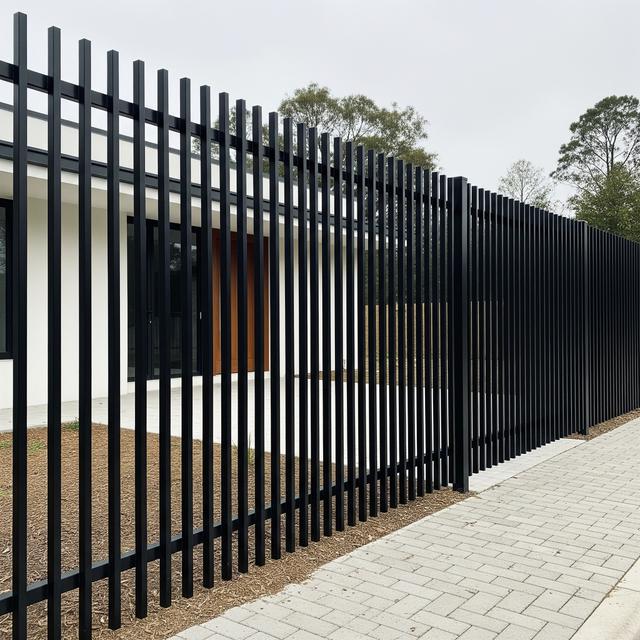 Model Pagar Besi Minimalis Anti Maling dan Anti Ular (Image by Gemini AI)