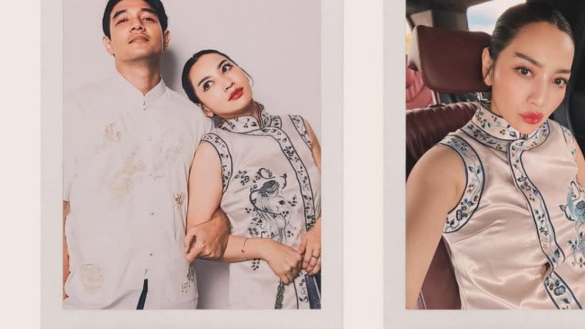 5 Potret Hesti Purwadinata Kenakan Congsam Warna Pink Banjir Pujian, Disebut Mirip Raisa