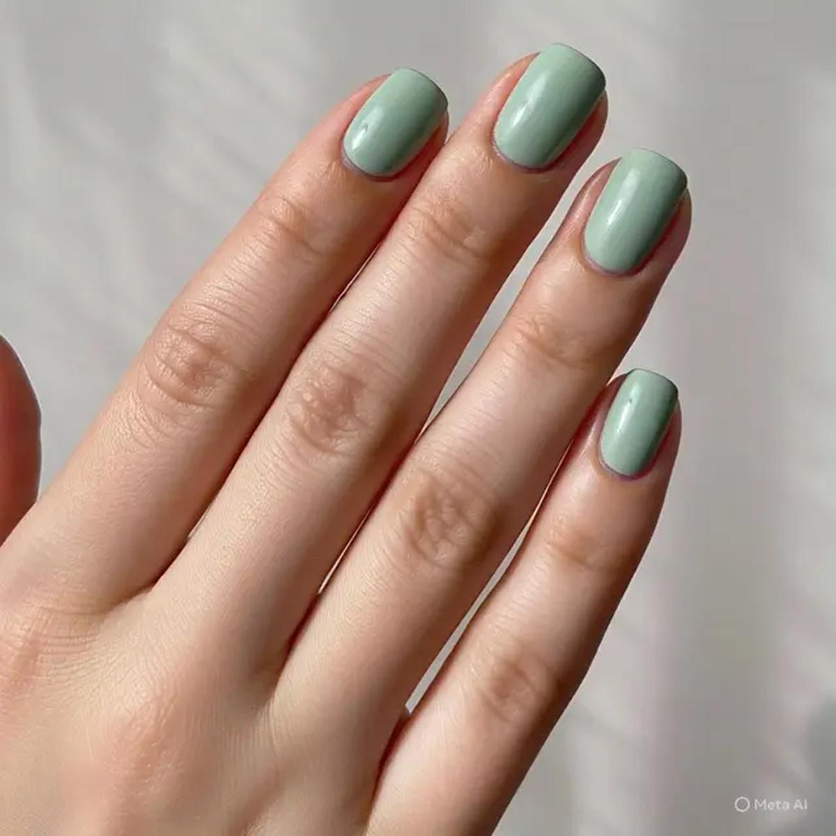 Model Nail Art  (Sumber: Meta AI)