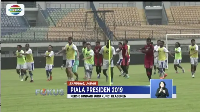 Menjelang babak akhir penyisihan terakhir Grup A Piala Presiden 2019, Persebaya Surabaya dan Pesib Bandung tampil maksimal untuk menang.