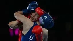 Lin Yu-ting berhasil melangkah ke final Olimpiade 2024 di tengah kontroversi gendernya. (Mauro PIMENTEL / AFP)