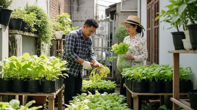 Cara Bikin Kebun Sawi Hijau di Polybag Panen 30 Hari