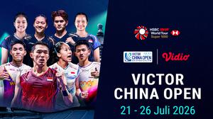 Victor China Open 2026: Punya Peran Penting untuk Ranking Dunia di Vidio