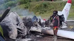 Kronologi Pesawat Dibakar dan Ditembak KKB di Papua, Pilot Meninggal Dunia