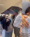 Sekitar tiga bulan di Amerika Serikat, Uya Kuya dan Astrid akhirnya kembali ke Tanah Air. Uya dan Astrid kembali setelah kesehatan ayahnya dinyatakan membaik dan telah keluar dari rumah sakit. Berikut momen haru perpisahannya dengan Cinta dan Nino. [Instagram/astridkuya]