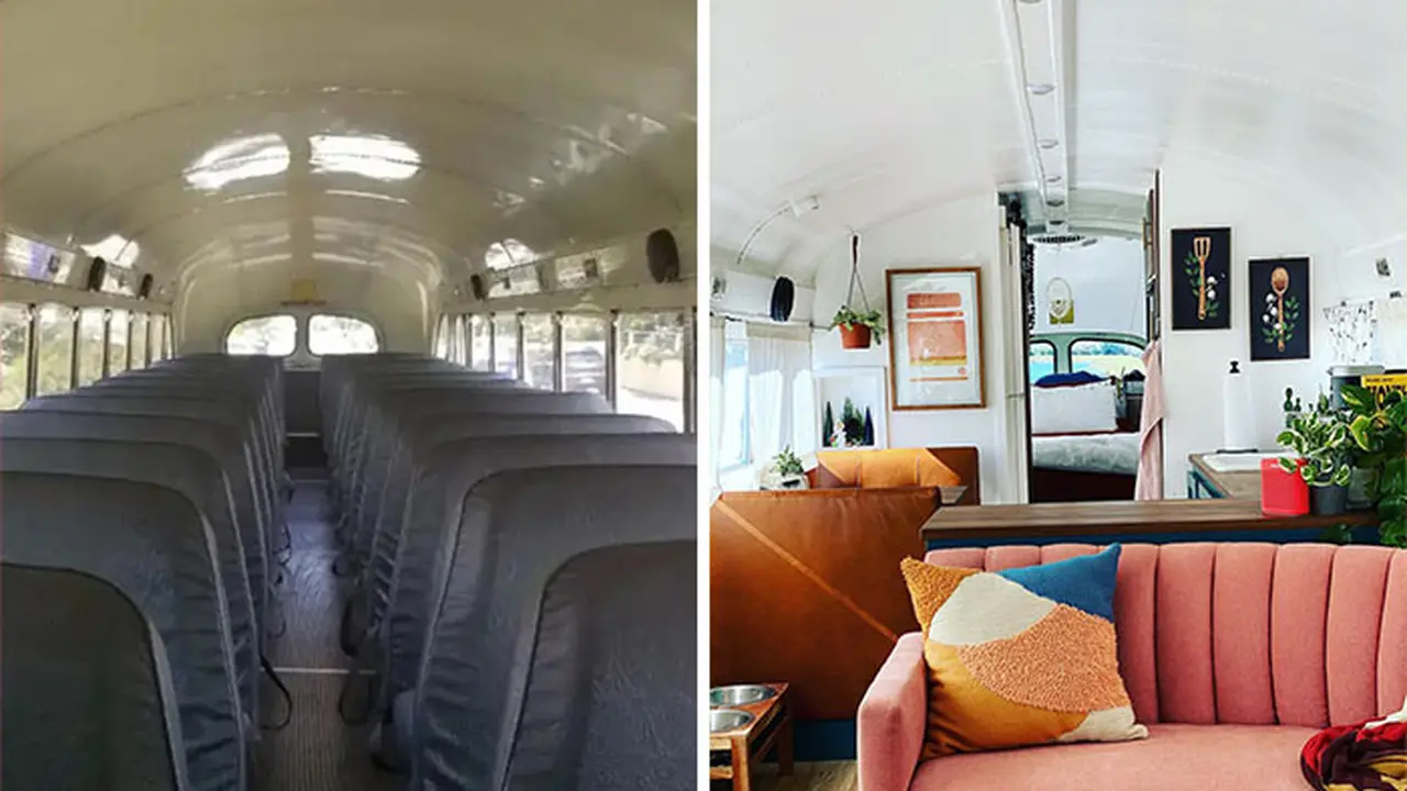 bus sekolah disulap jadi rumah