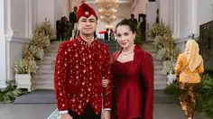 Potret Raffi Ahmad dan Nagita Slavina Serasi Berbusana Merah di Istana Negara saat HUT RI ke-81