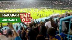 Berita video Time Out kali ini tentang harapan Aremania setelah insiden kericuhan yang terjadi pada laga Arema FC vs Persib Bandung pada pekan ke-4 Liga 1 2018.
