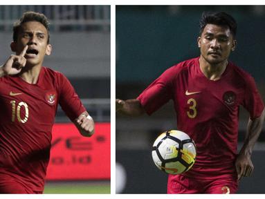 Timnas Indonesia akan menjalanai laga keenamnya di Grup G Kualifikasi Piala Dunia 2022 menghadapai Thailand, Kamis (3/6/2021) di Dubai, UEA. Dengan nir poin dan sudah tidak berpeluang lolos, 5 pemain kunci berikut bertekad memberi perlawanan dengan peran krusialnya. (Kolase Foto Bola.com)