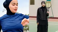 8 Model Hijab Olahraga ala Artis, Tampil Stylish Saat Jogging hingga Main Tenis