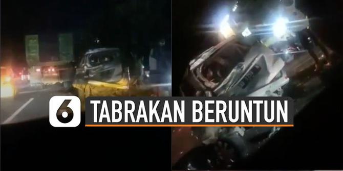VIDEO: Tabrakan Beruntun di Ring Road Utara Yogyakarta