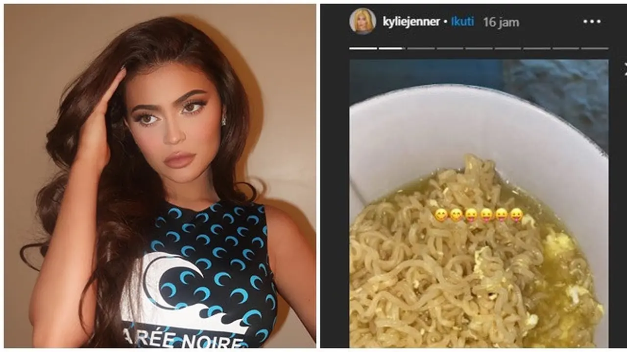 6 Potret Artis Dunia yang Suka Mie Instan Indonesia, Terbaru Kylie Jenner