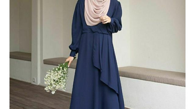 Dress Layer Asimetris/Shopee