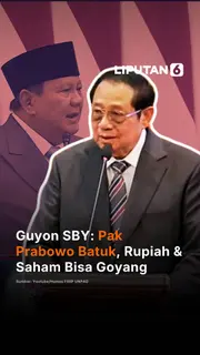 Guyon SBY: Pak Prabowo Batuk, Rupiah & Saham Bisa Goyang
