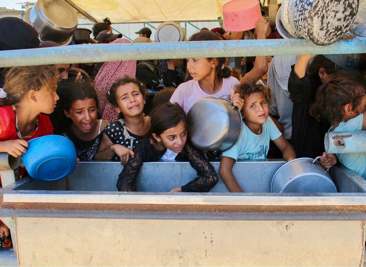 FOTO: Kelaparan Renggut Nyawa 21 Anak-Anak Gaza dalam 72 Jam Terakhir