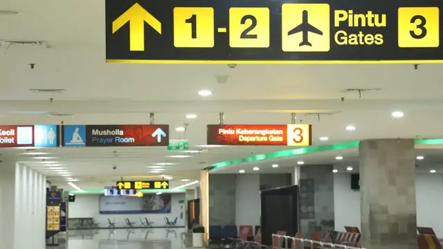 Bandara I Gusti Ngurah Rai saat Hari raya Nyepi