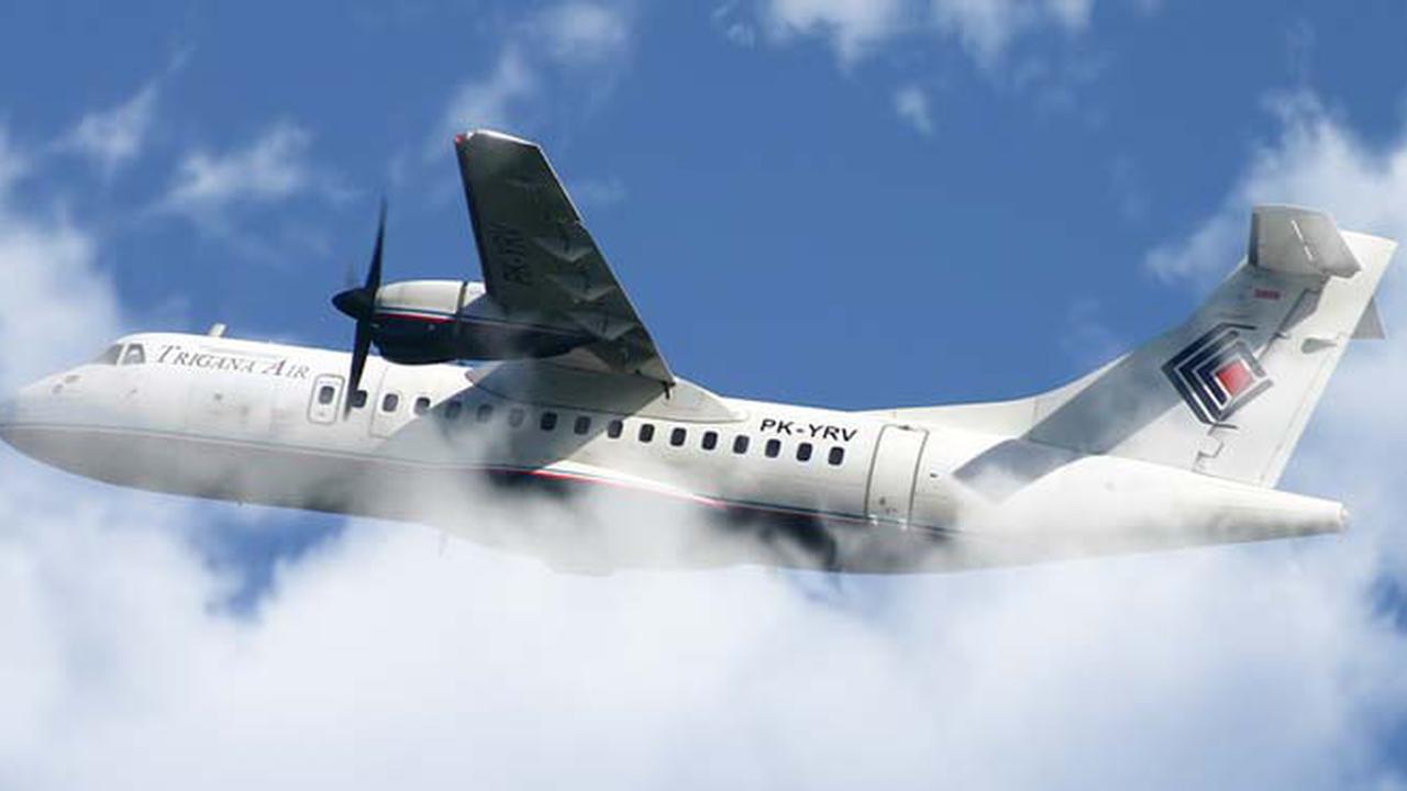 Ilustrasi Pesawat Trigana Air