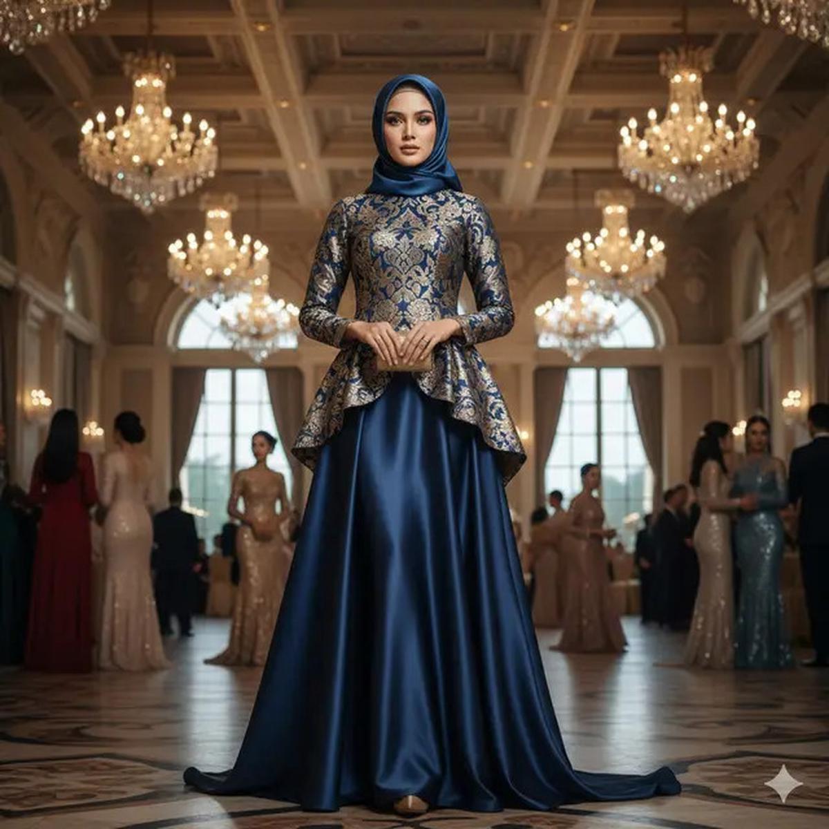 7 Model Dress Brokat Panjang, Anggun dan Elegan untuk Berbagai Acara di 2025