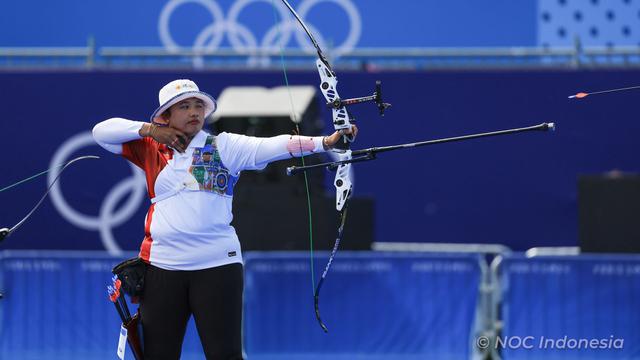 Panahan Olimpiade Paris 2024: Perempatfinal Beregu Putri, Indonesia vs China