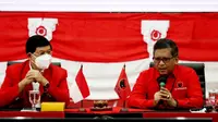 Sekjen PDIP Hasto Kristiyanto saat menerima delegasi PKP di kantor PDIP, Menteng, Jakarta Pusat. (Ist)