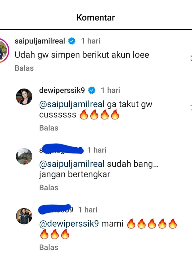 Unggahan Dewi Perssik. (Foto: Dok. Instagram @dewiperssik9)