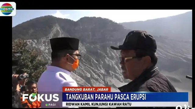 Ridwan Kamil Sebut Tangkuban Parahu Sudah Aman dan Bisa Dikunjungi