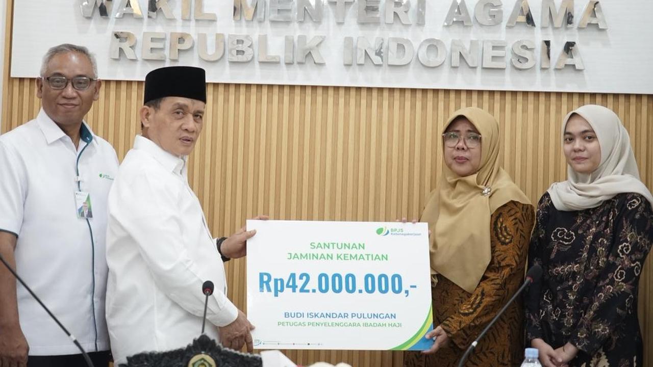 Meninggal Pasca Tugas, Petugas Haji Dapat Santunan Dari BPJS Ketenagakerjaan