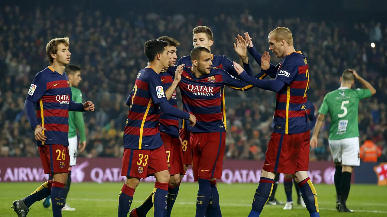 Barcelona Vs Villanovense (Liputan6.com)