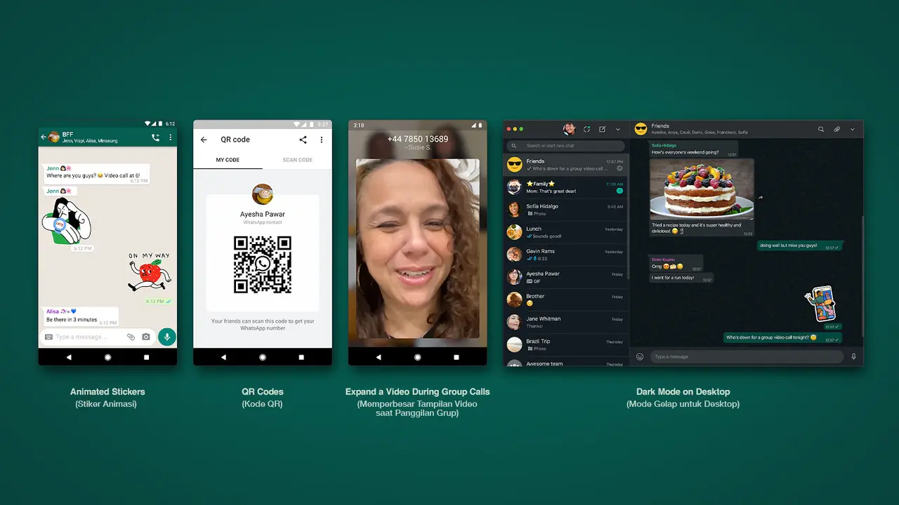 Fitur-fitur baru di WhatsApp