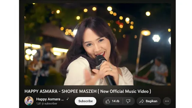 Happy Asmara Luncurkan Lagu Terbaru 'Shopee Maszeh', Belum Sampai Seminggu Langsung Viral