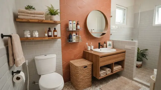 Pilih Penyimpanan Dinding Sesuai Ukuran Kamar Mandi dengan Penyimpanan Dinding Sesuai Ukuran Kamar Mandi
