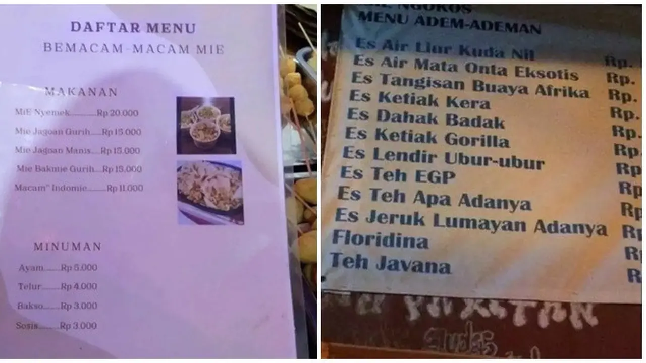 6 Daftar Menu Minuman Nyeleneh Ini Bikin Pembeli Tepuk Jidat
