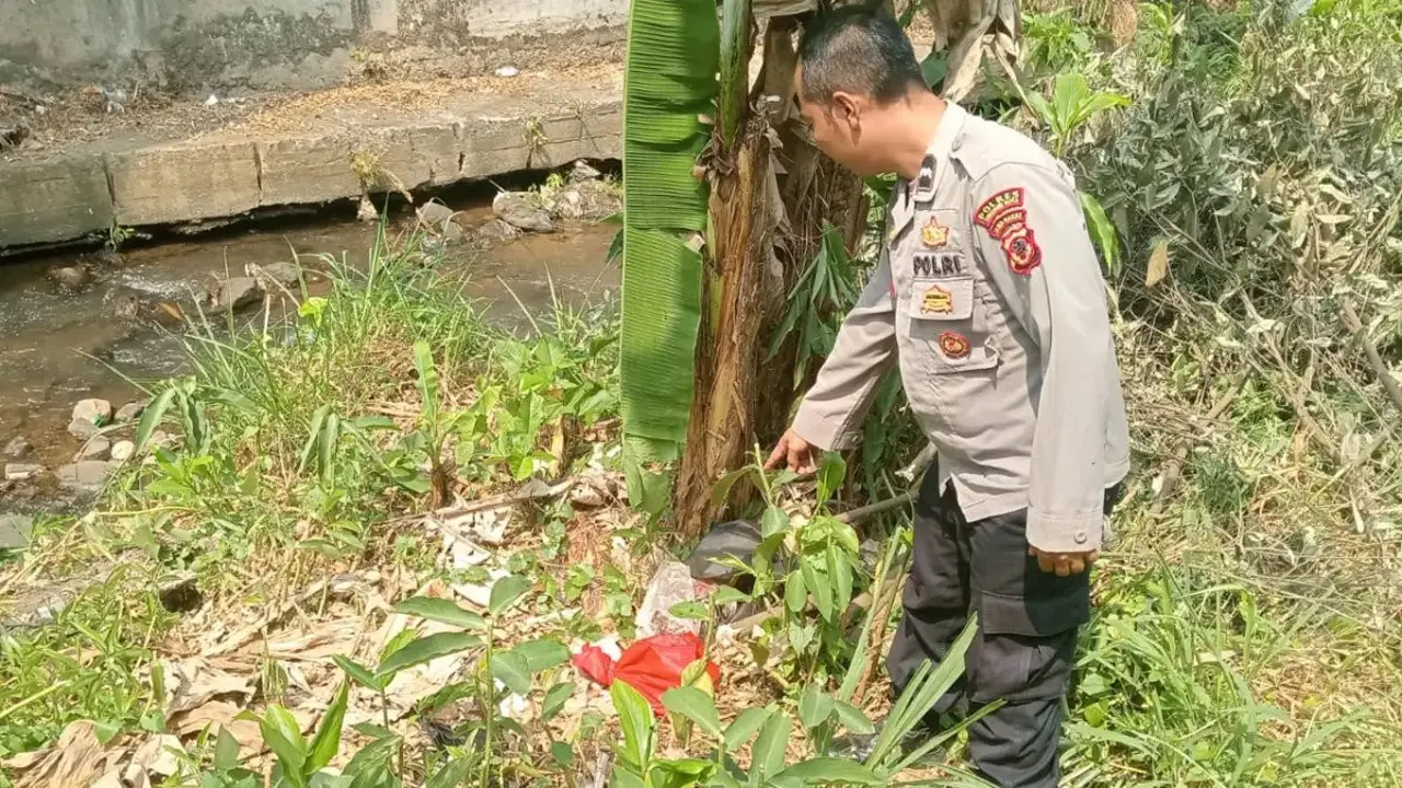 Geger Penemuan Jasad Bayi dalam Plastik Merah di Lingsel Sukabumi, Polisi Buru Pelaku