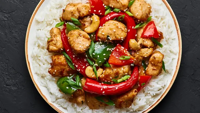Resep Nasi Ayam Szechuan Gurih