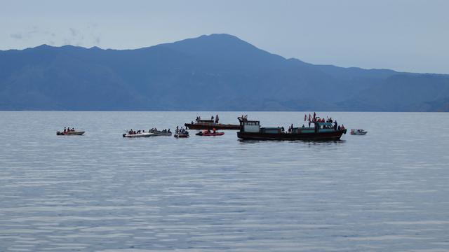 KM Sinar Bangun tenggelam di Danau Toba