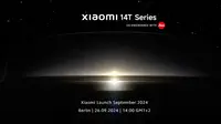 Xiaomi mengonfirmasi peluncuran Xiaomi 14T yang dilakukan pada 26 September mendatang.  (Foto: website Xiaomi).