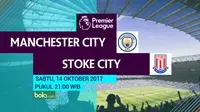 Premier League 2017 Manchester City Vs Stoke City (Bola.com/Adreanus Titus)