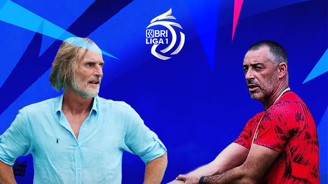 BRI Liga 1 - Dewa United Vs Arema FC - Duel Pelatih