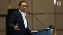 Pemimpin oposisi Malaysia, Anwar Ibrahim berbicara dalam The Executive Center for Global Leadership (ECGL) Leadership Forum 2018 di Jakarta, Rabu (4/7). Kunjungan luar negeri resmi ini pertama setelah Anwar keluar dari penjara. (Liputan6.com/JohanTallo)