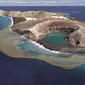 Hunga Tonga, pulau yang baru muncul di bagian selatan Samudera Pasifik (NASA)