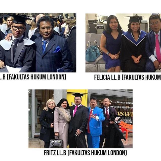 Unggahan Hotman Paris di Instagram.