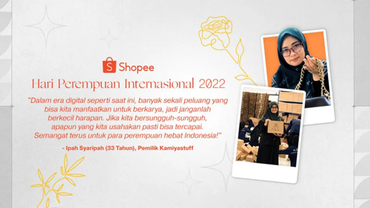Sambut Hari Perempuan Internasional, Shopee Bagikan Cerita Sukses Ibu Rumah Tangga Bangun Bisnis Kamisyastuff