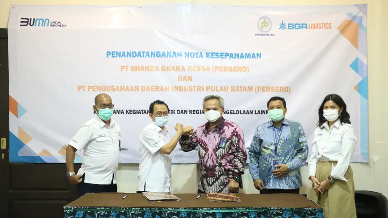 BGR Logistics tandatangani Nota Kesepahaman dengan PT Pengusahaan Daerah Industri Pulau Batam (Persero)