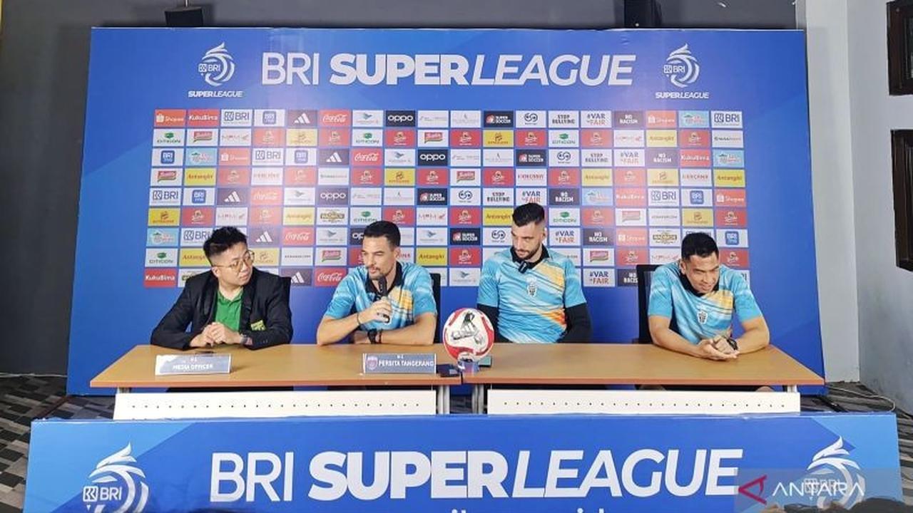 Pelatih Persita Prediksi Laga Kontra Persebaya Berlangsung Ketat