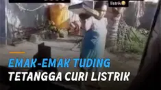 Emak-emak tersebut membawa Al-Quran demi bersumpah saat adu mulut tersebut.