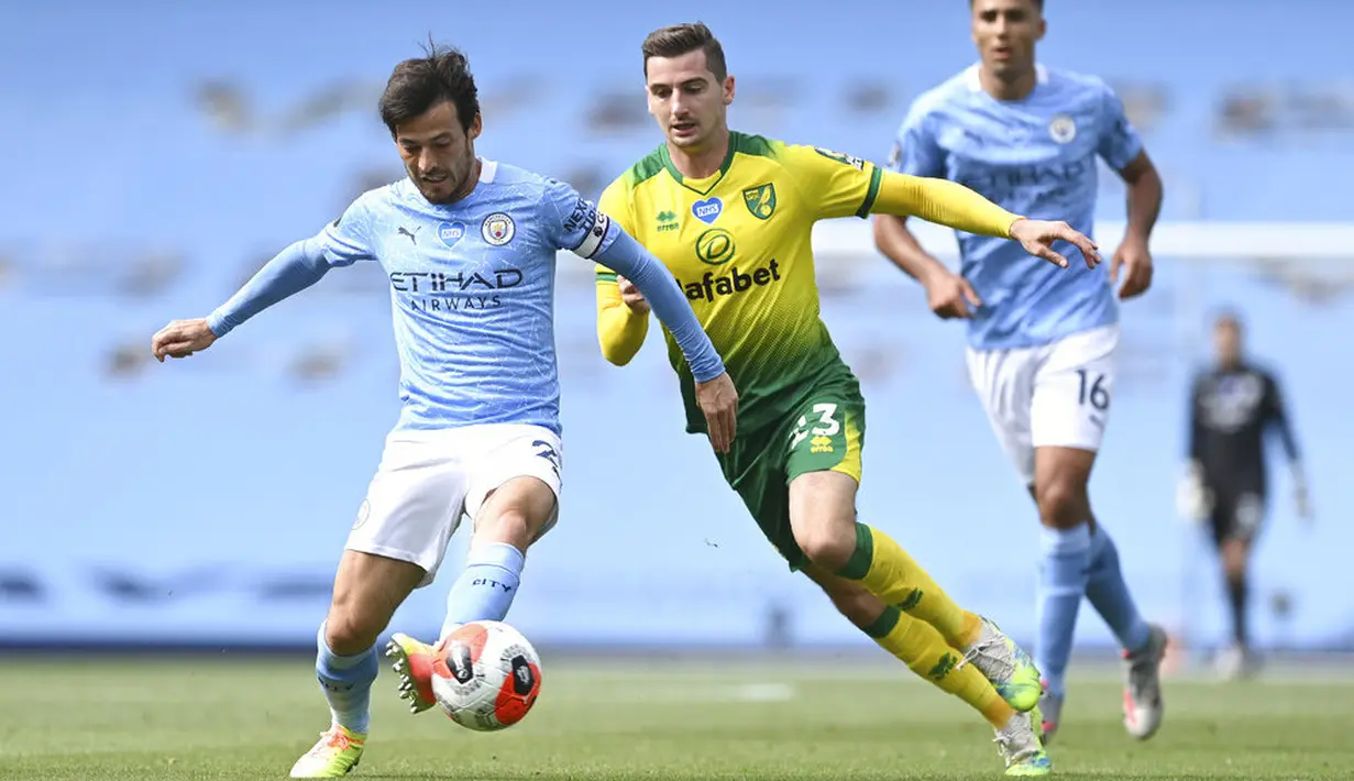 Pemain bernomor punggung 21 ini baru bergabung dengan Manchester City pada tahun 2010 setelah direkrut dari klub masa kecilnya, Valencia. (Shaun Botterill/Pool via AP)