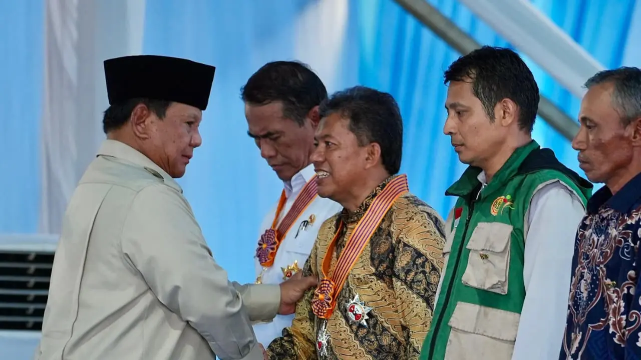 Presiden Prabowo Subianto di Karawang