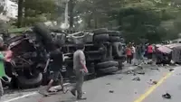 Kecelakaan Maut Sibolangit, Truk Galon Alami Rem Blong Hantam 8 Kendaraan