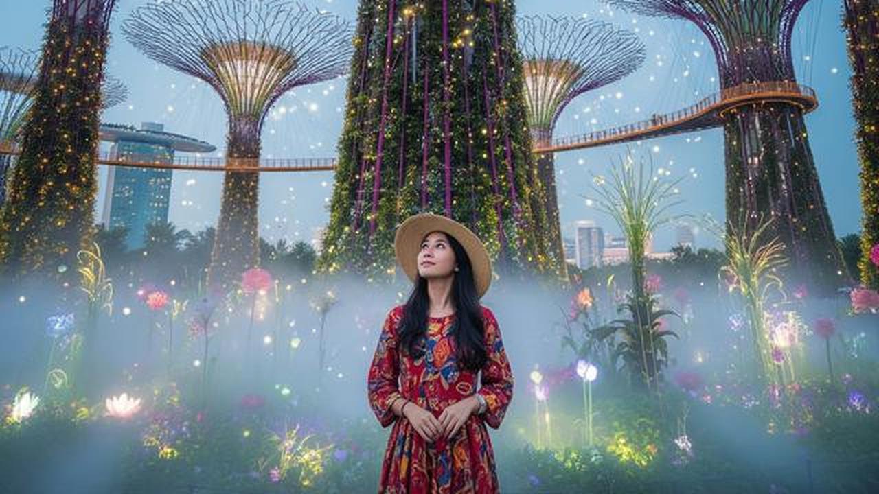 7 Prompt Gemini AI Viral Edit Foto Sendiri Liburan di Singapura, Estetik dan Realistis